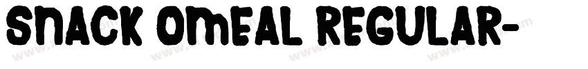 Snack Omeal Regular字体转换